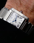 SOLD Cartier Tank Française fresh service Cartier