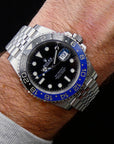 SOLD Rolex GMT-Master II 2019 / NL / unpolished 126710BLNR aka batgirl