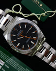 SOLD Rolex Milgauss 116400 2011 / tag card