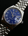 SOLD Rolex Datejust 16014 36 Rare blue buckley / 1984