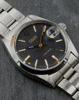 SOLD Rolex Oysterdate Precision 1971 Oyster Date Matt black-grey dial / gold markers