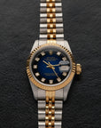 Rolex Lady-Datejust 69173G – Blue Vignette Diamond Dial – 1990 -VAT REFUNDABLE