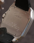 SOLD Cartier Santos 100 unpolished with papers 2656