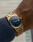 Rolex Day-Date 18038 – Blue Dial – 18K Gold – 1981