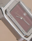 Cartier 2960 Santos Spider Burgundy dial / serviced / polished