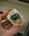 Rolex Day-Date 118238 - green dial - 2015