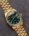 Rolex Day-Date 118238 - green dial - 2015
