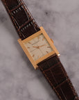 Jaeger-LeCoultre Tank Rose gold 18k / Super rare / crosshair dial / Large size