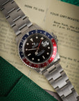 Rolex GMT Master II 16710 Pepsi P series from 2000 sold in 2001