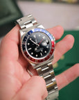 Rolex GMT Master II 16710 Pepsi P series from 2000 sold in 2001