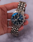 IWC Pilot Chronograph On steel / 2017 / with card IW377714 (Le Petit Prince)