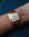 GERESERVEERD Rolex 4645 Very rare Cioccolatone / square automatic perpetual