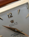 GERESERVEERD Rolex 4645 Very rare Cioccolatone / square automatic perpetual