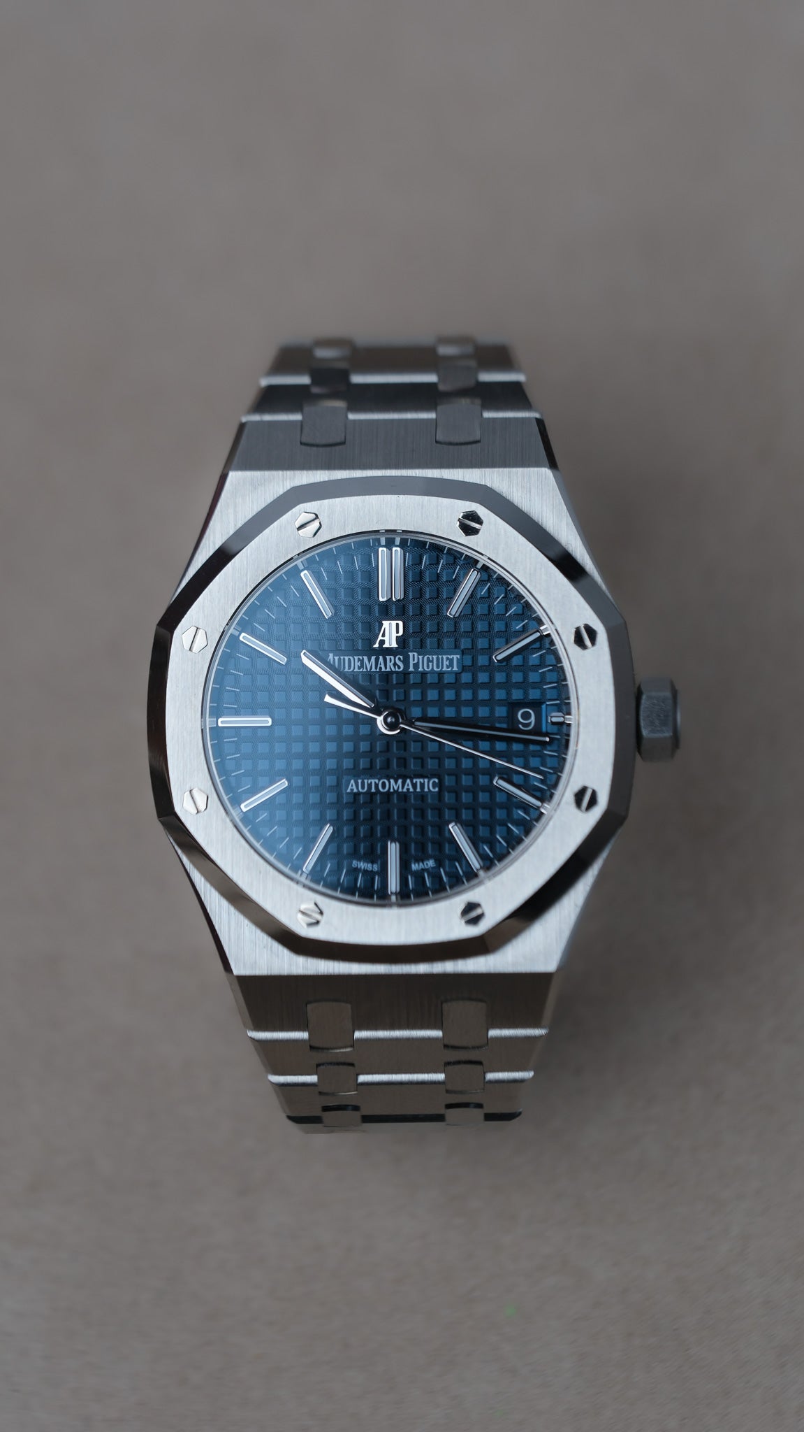Watch 15450st Blue Dial Audemars Piguet Royal Oak Steel Blue Dial