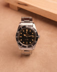 RESERVED Rolex Submariner 5508 original dial hands / James bond / 2 line Gilt Exclamation 1962