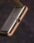 Cartier Tank Solo Large Rose Gold Steel Watch W5200025 with Papers / box