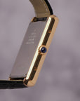 Cartier Tank Solo Large Yellow Gold Steel Watch W1018855