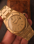 AUDEMARS PIGUET ROYAL OAK JUMBO 18K YELLOW GOLD 39MM – 5402BA – 1980 EXTRACT