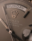 Rolex Day-Date 36 18039 18K White Gold Rare Grey Dial (1983 Punched Papers)