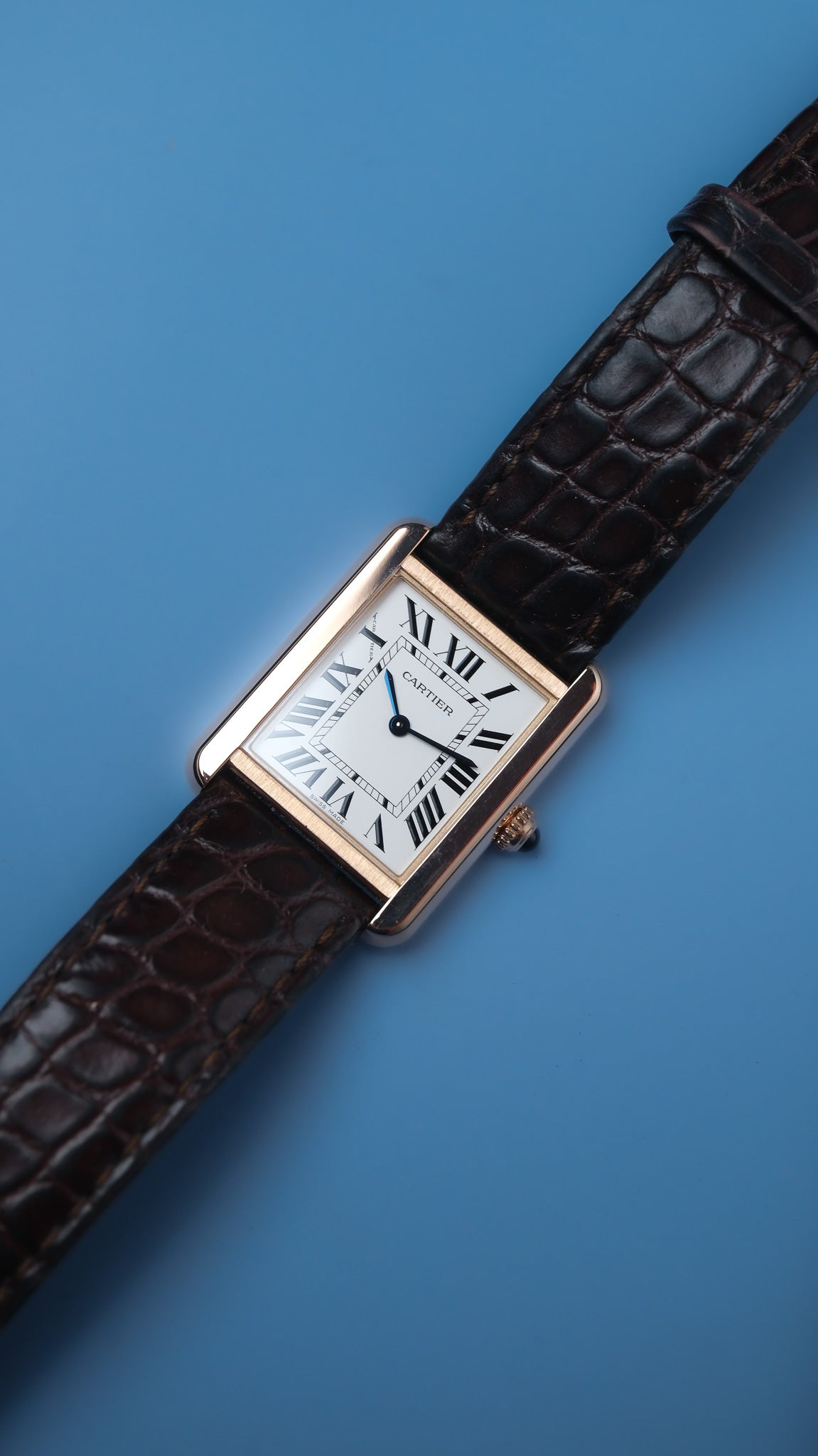 Cartier tank solo medium rose W5200024 - Main Image