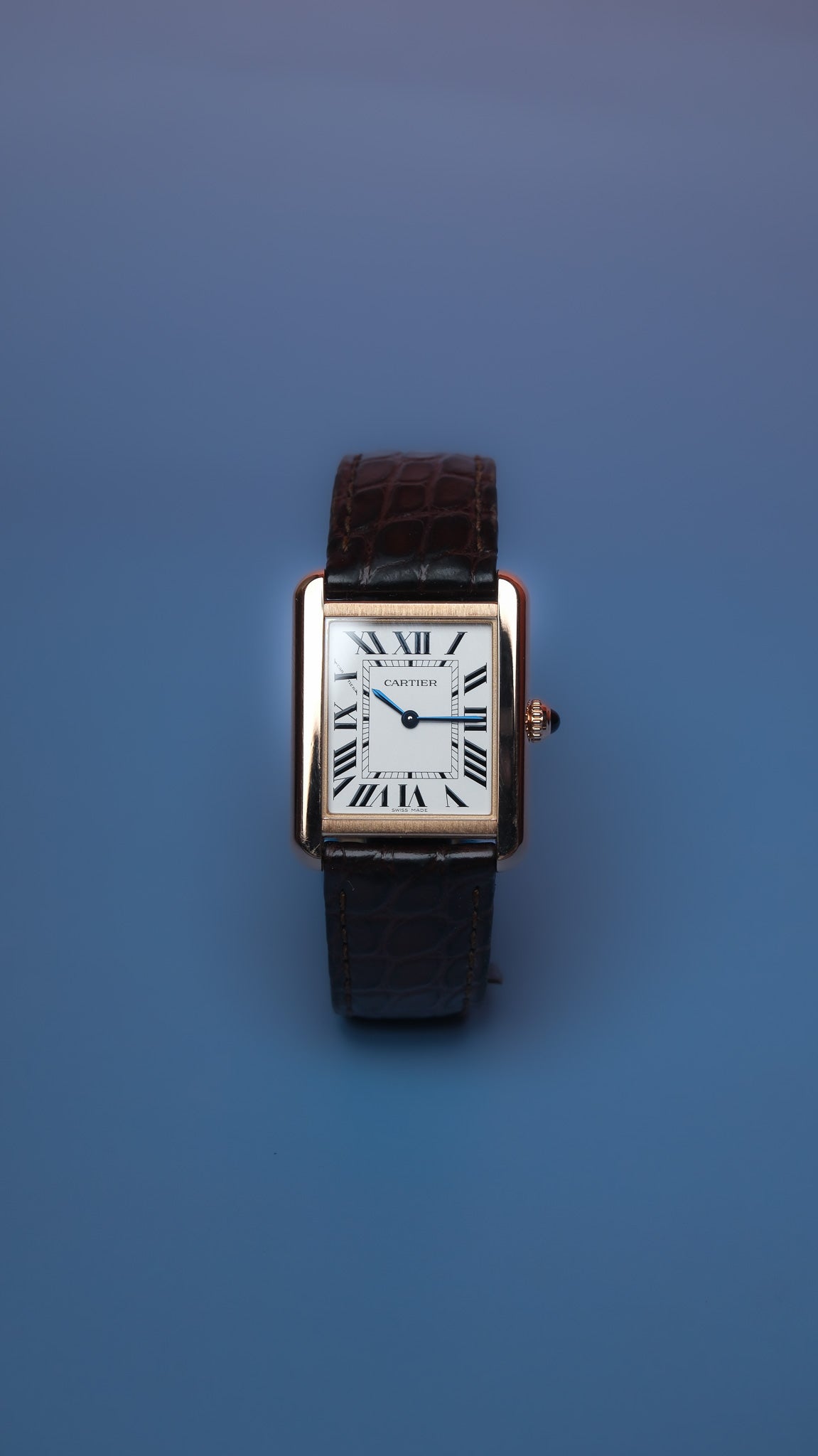 Cartier tank solo medium rose W5200024