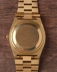 Rolex Oysterquartz Day-Date 19018 18K Yellow Gold White Roman Dial (1978)
