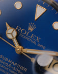 Rolex Submariner Date 16613 Two-Tone Blue Dial "Bluesy" (1995 Punch Papers)