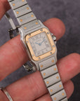 Cartier Santos Galbée 1567 18k Yellow Gold & Steel Quartz (24mm)