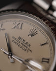 SOLD Rolex datejust 16234 'porcelain'