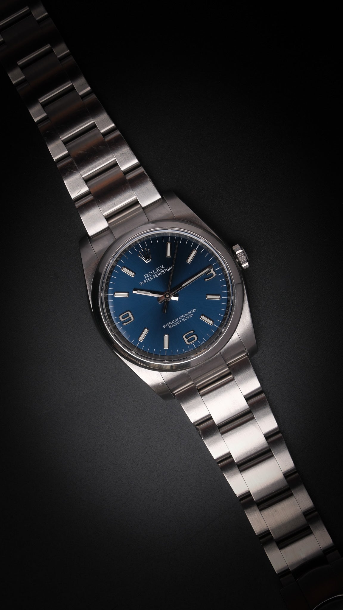 SOLD Rolex OP 116000 Blue – EON Watches
