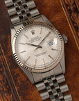 Rolex Datejust 36 Ref. 16014 – Rare Silver Tapestry Dial (1985) - fresh service
