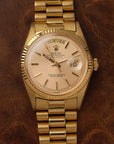 Rolex Day-Date 36 18k Yellow Gold Tropical Pinkish Dial Ref. 1803 – 1972 Stamped Papers