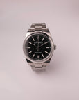 SOLD Rolex OP Black 114300 With card