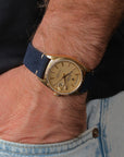 Rolex Day-Date 36 18k Yellow Gold Tapestry Dial Ref. 18038 – Circa 1985