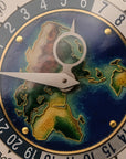 Patek Philippe World Time Cloisonné Enamel 18k White Gold Ref. 5131G