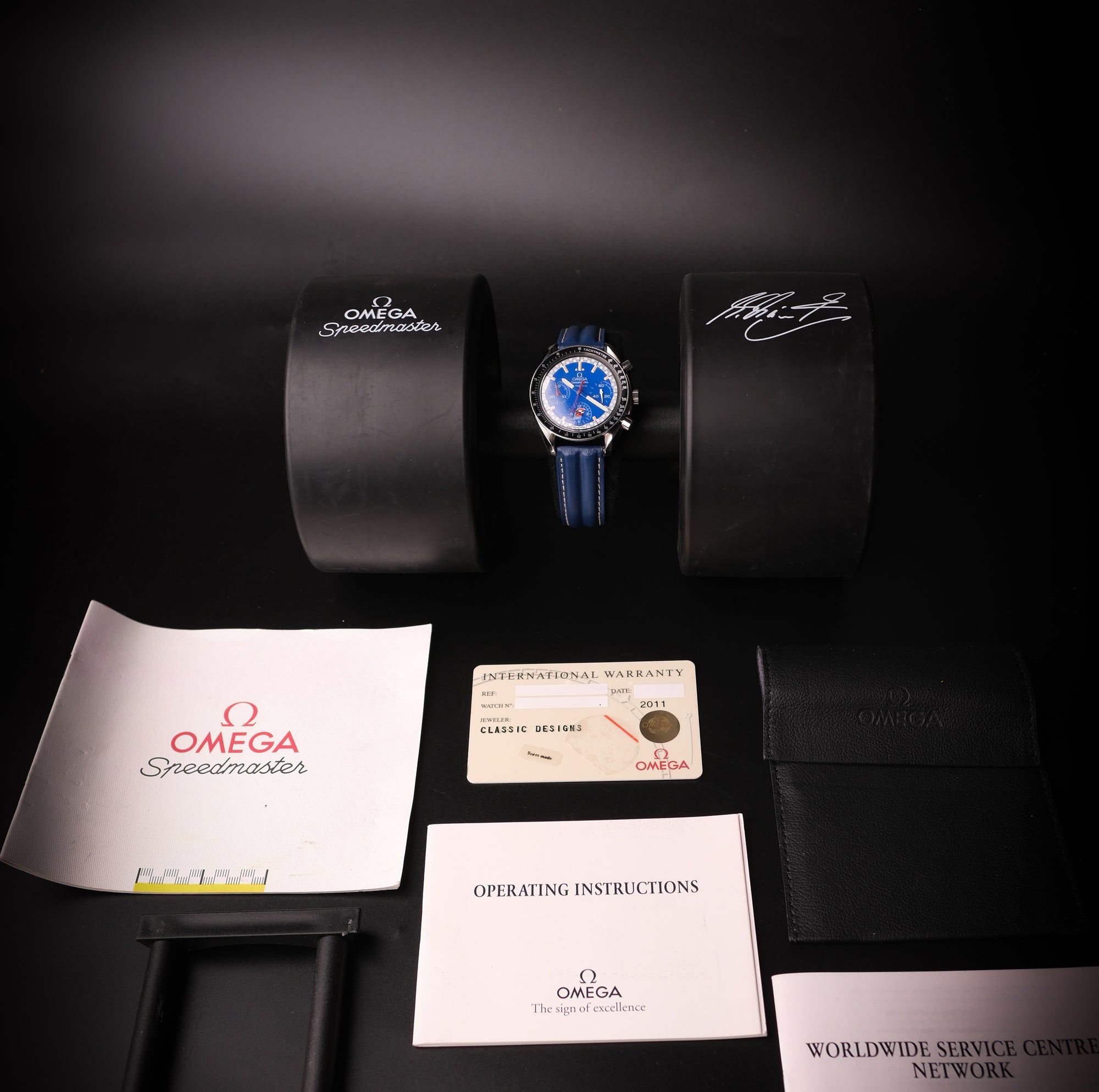 Omega Speedmaster Reduced Full set / open card / CART