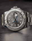 Rolex Yacht-Master 40 Dark Rhodium Dial Platinum Bezel Ref. 116622 (2017 Guarantee Card)