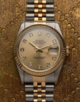 Rolex Datejust 36 Ref. 16233 | Circa 1997 | Champagne Diamond Dial | Two-Tone Jubilee