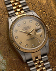 Rolex Datejust 36 Ref. 16233 | Circa 1997 | Champagne Diamond Dial | Two-Tone Jubilee
