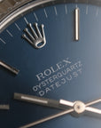 Rolex Datejust Oysterquartz Rare blue dial unpolished / Minty 17014 - with papers