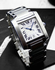 SOLD Cartier Tank Française fresh service Cartier