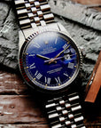 SOLD Rolex Datejust 16014 36 Rare blue buckley / 1984