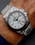 SOLD Rolex Explorer II Polar / unpolished / service papers