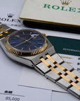 SOLD Rolex 17013 Datejust Oysterquartz full set / 1985 / rolex service
