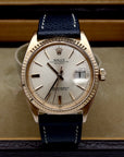 SOLD Mint Datejust 18k Rose 36mm / 1966 / PiePan doorstop dial