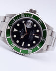 SOLD Rolex Submariner "Kermit" 2007 unpolished full set 16610LV