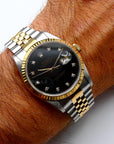 Rolex Datejust 36 Factory Diamond Dial / 1995 / Minty 16233G