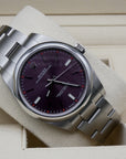 SOLD Oyster Perpetual 39mm NOS / Grape purple dial