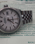 SOLD Rolex Datejust 36 MINT 1986 - white dial / with papers