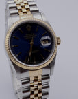 SOLD Datejust 36 blue 1991